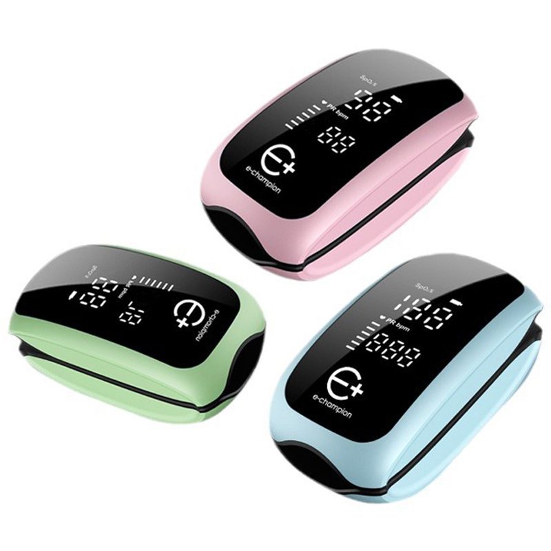 Pulse Oximeter Fingertip Rechargeable - 充電式医療用パルスオキシメーター、ストラップ付き、指先で測定、血中酸素飽和度モニター、デジタルLED表示、子供用。
