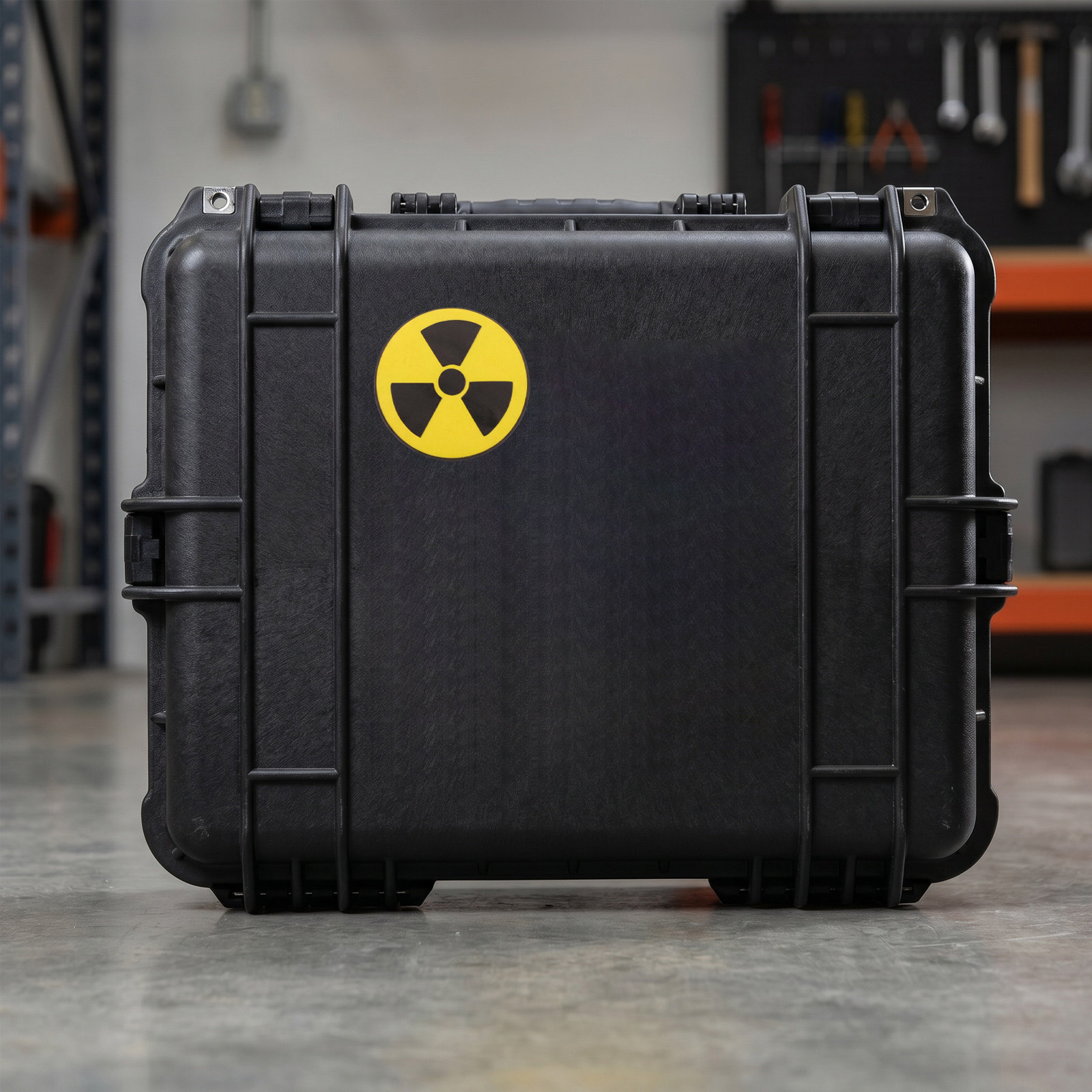 Lab Equipment - 24枚入り、放射線警告ステッカー、コーティング紙、黄色と黒のユニバーサルシンボル、直径5cmの円形、実験器具用安全標識。