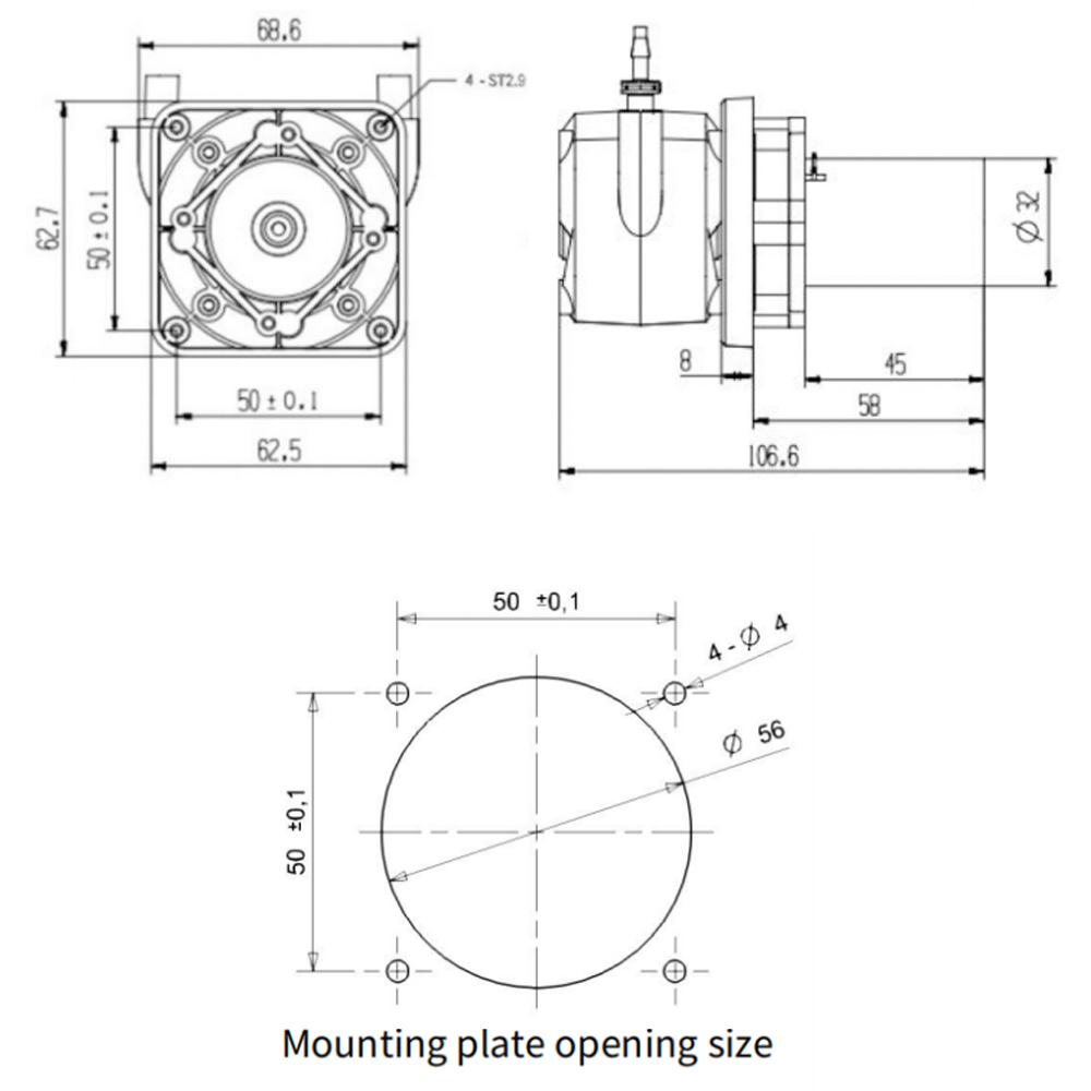 Mini Peristaltic Pump 12V - KPHM200 ペリスタルティックポンプ 200ml/分 DCブラシレスモーター ドージングポンプ 費用対効果の高い自動吸水ポンプ