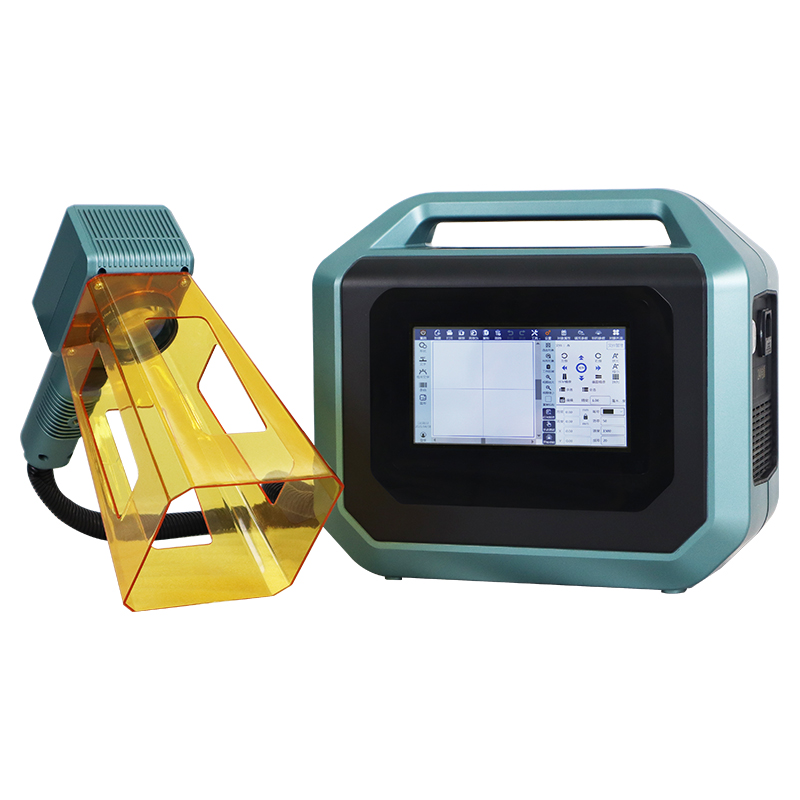 Fiber Laser Marking Machine 30W - 20W、30W、50Wのポータブル式ハンドヘルドファイバーレーザーマーキング機。DIYでの金属への印刷、ギフトへのロゴ、QRコード、バーコード、文字、画像の刻印に最適。
