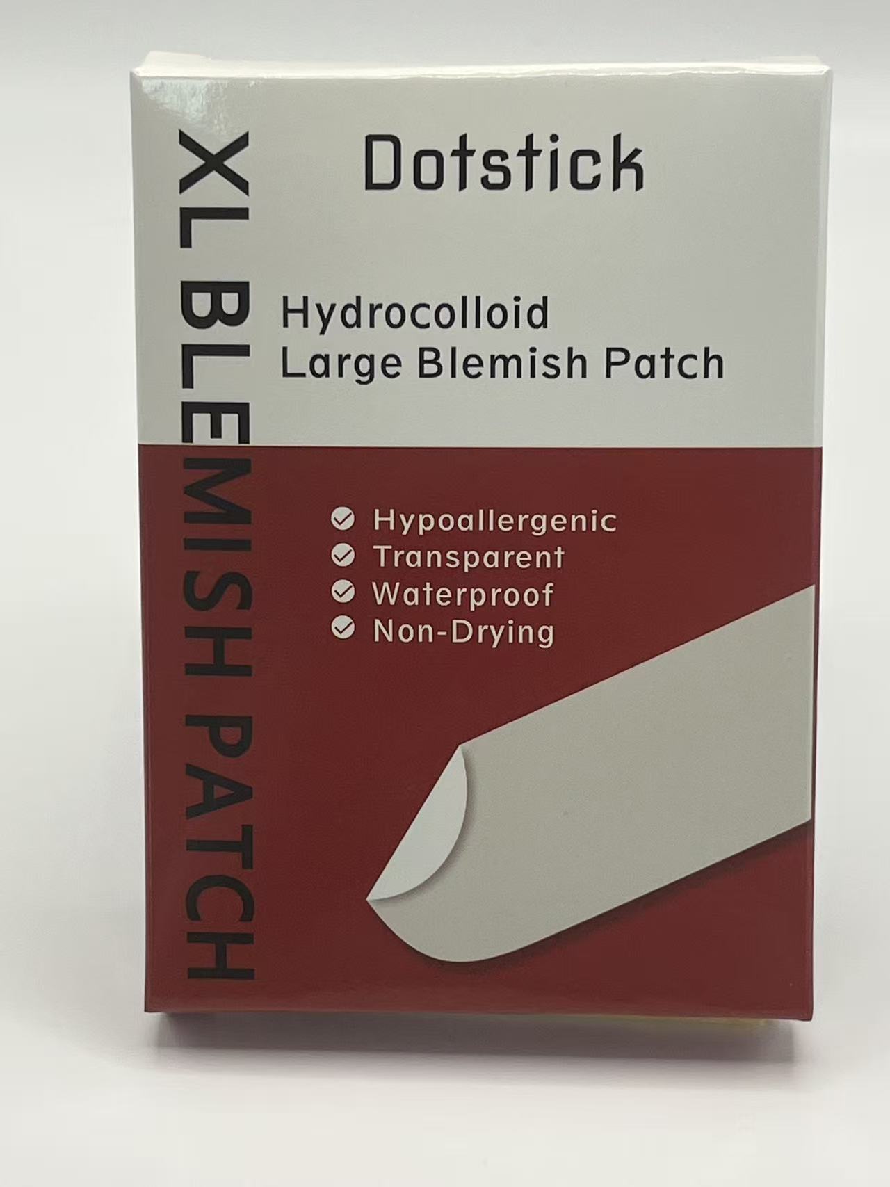 30枚入り 赤色パッケージ 大判ニキビパッチ |   目に見 - Packaging のレビューと価格