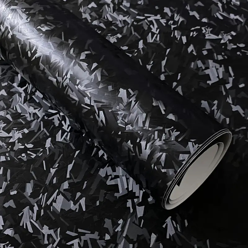 ブラック鍛造カーボンファイバービニールラップロール自己粘着バ - Air Bubble Wrap Roll Packaging のレビューと価格