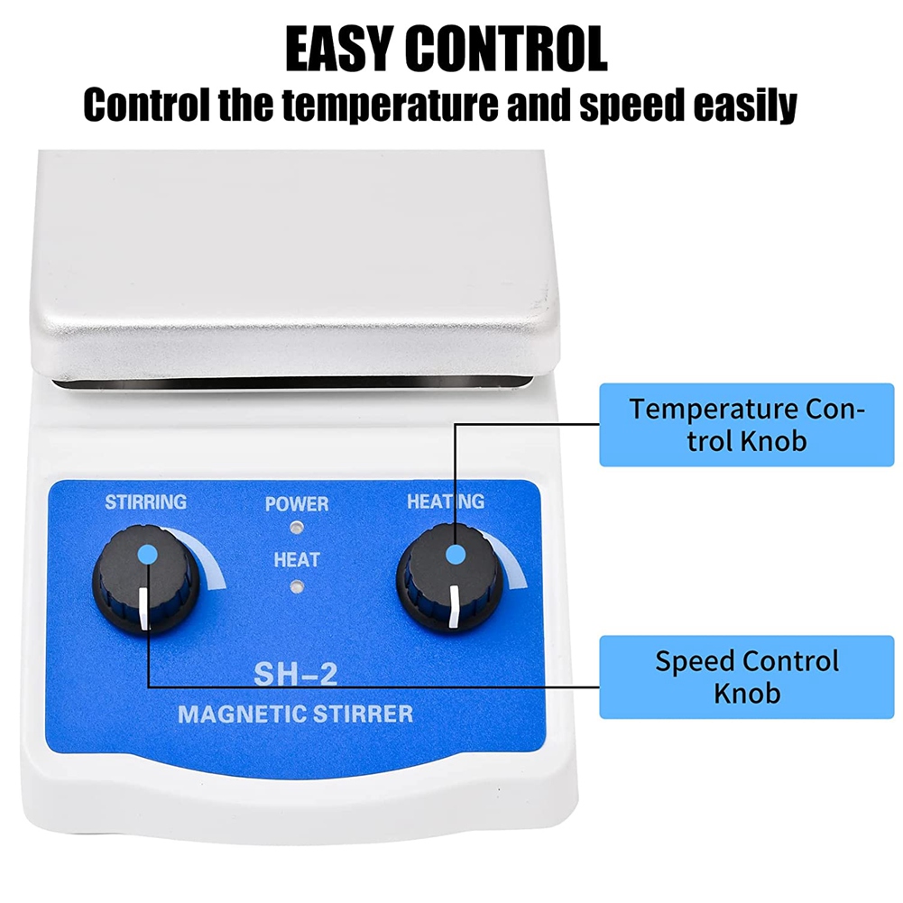 新入荷-ラボ用マグネティックスターラープレート ホットスター - Lab Magnetic Stirrer Hot Plate のレビューと価格