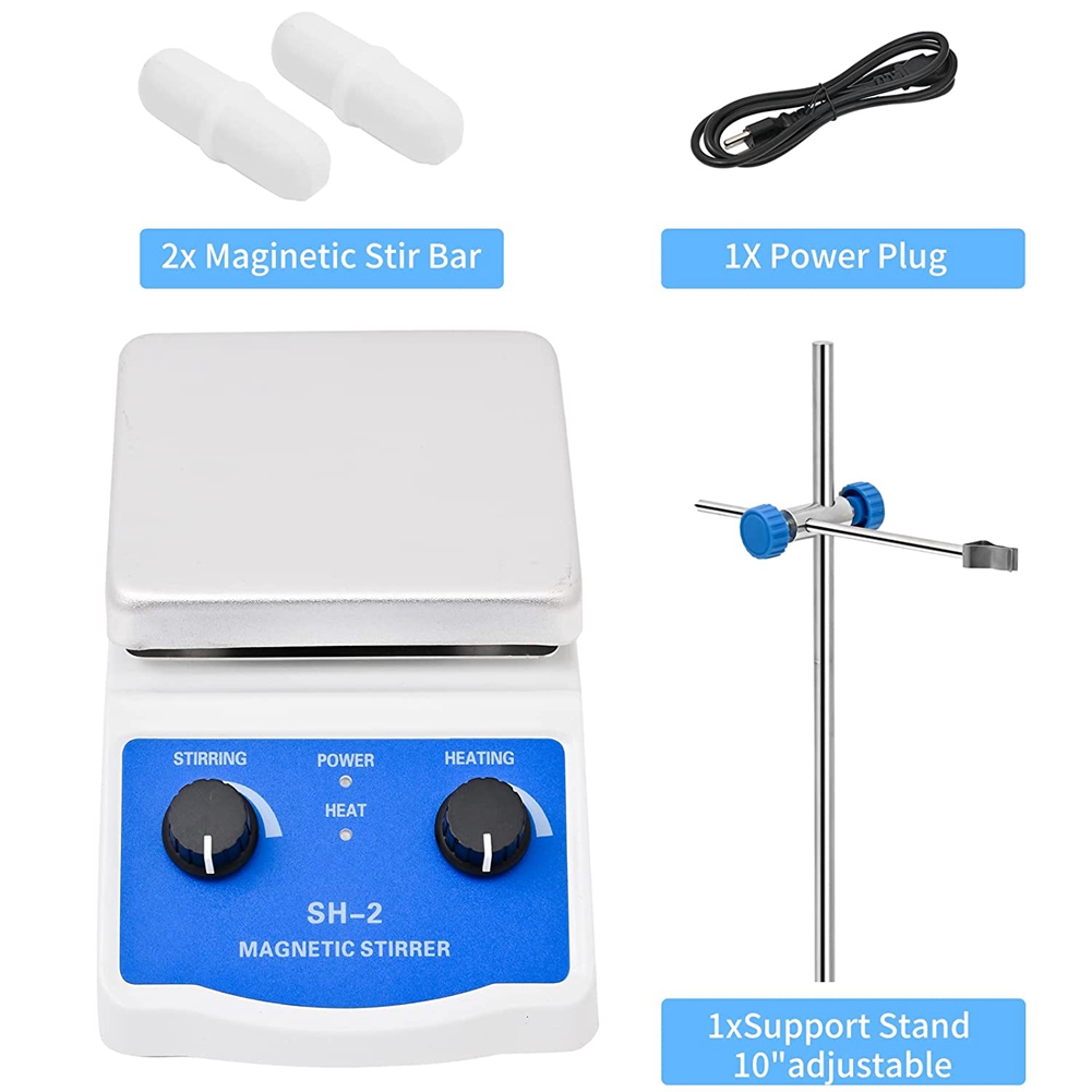 新入荷-ラボ用マグネティックスターラープレート ホットスター - Lab Magnetic Stirrer Hot Plate のレビューと価格