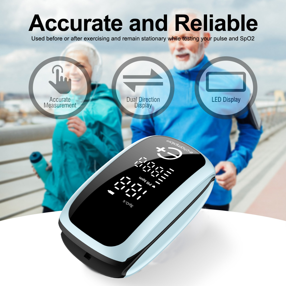 充電式医療用パルスオキシメーター、ストラップ付き、指先で測定 - Pulse Oximeter Fingertip Rechargeable のレビューと価格