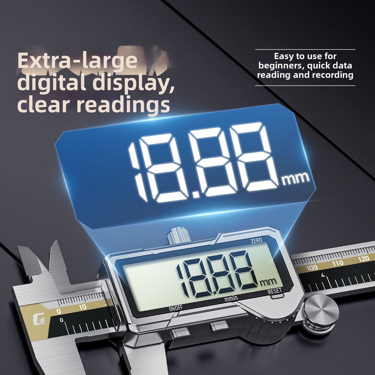 デジタルキャリパー タイプC充電ポート付き 150 200  - Digital Caliper 150Mm Stainless Steel のレビューと価格