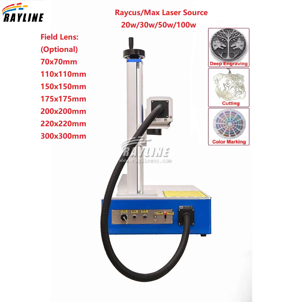 30W 50W 100W ポータブル3Dファイバーレーザーマ - Fiber Laser Marking Machine 30W のレビューと価格