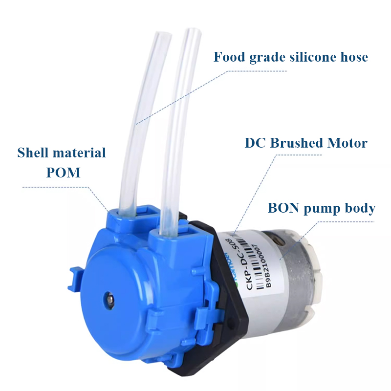12V ペリスタルティック計量自動吸液可逆ポンプ - Mini Peristaltic Pump 12V のレビューと価格