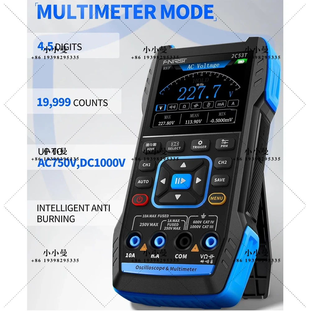FNIRSI 2C53T：高性能化された携帯型オシロスコープ - Fnirsi Digital Oscilloscope Handheld のレビューと価格