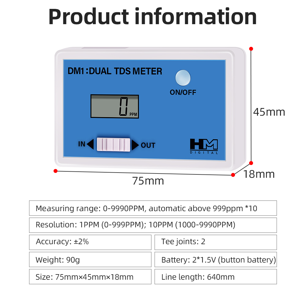 デジタル水質テスター デュアルプローブ オンライン TDS  - Ph Meter Digital Water Tester のレビューと価格